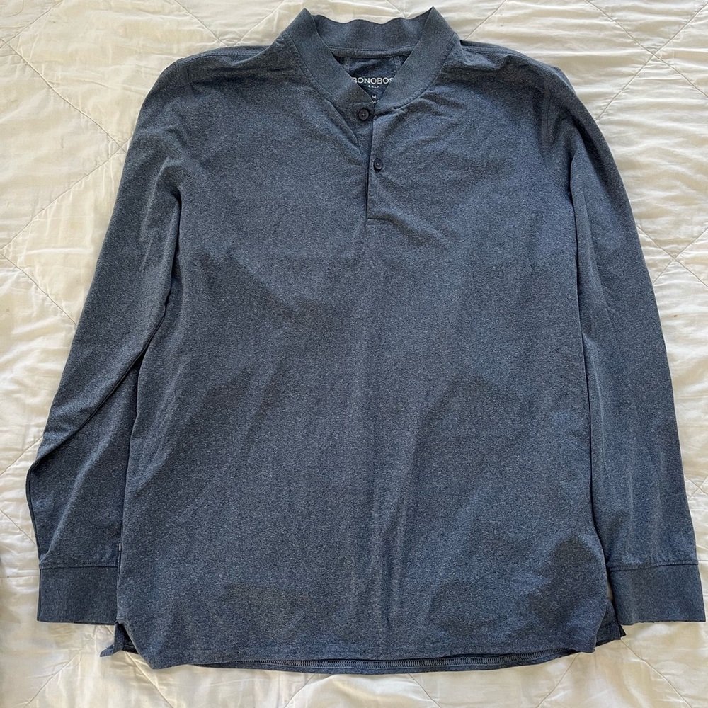 Bonobos golf slim fit long sleeve shirt